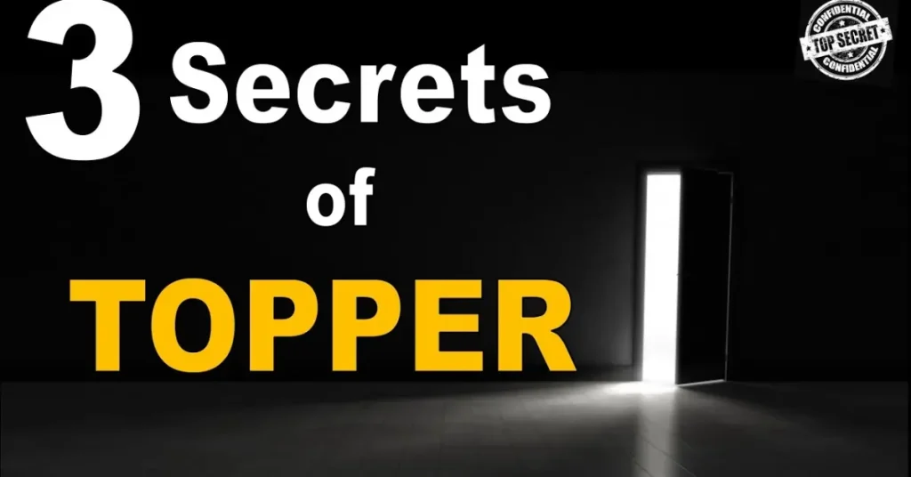 3 secret study tips to become topper